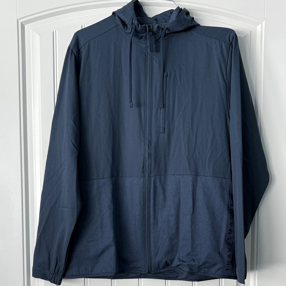 Travis Mathew Navy Windbreaker Jacket